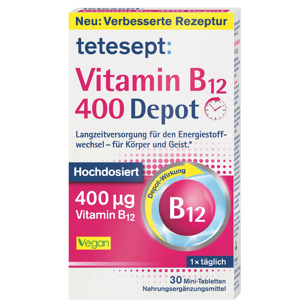 Bild: tetesept: Vitamin B12 400 Depot