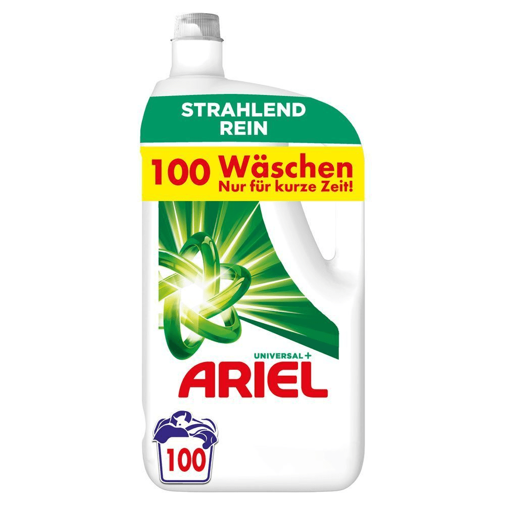 Bild: ARIEL Flüssigwaschmittel, 100 Waschladungen, Universal+