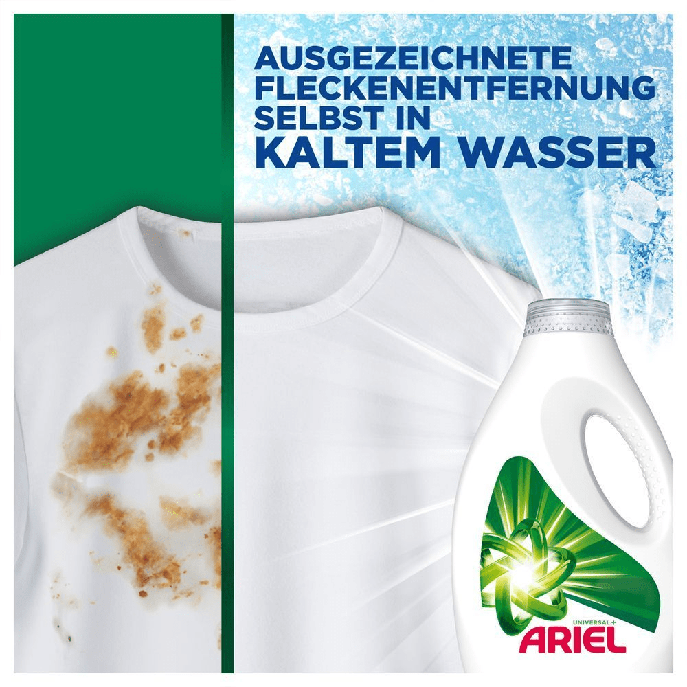 Bild: ARIEL Flüssigwaschmittel, 100 Waschladungen, Universal+