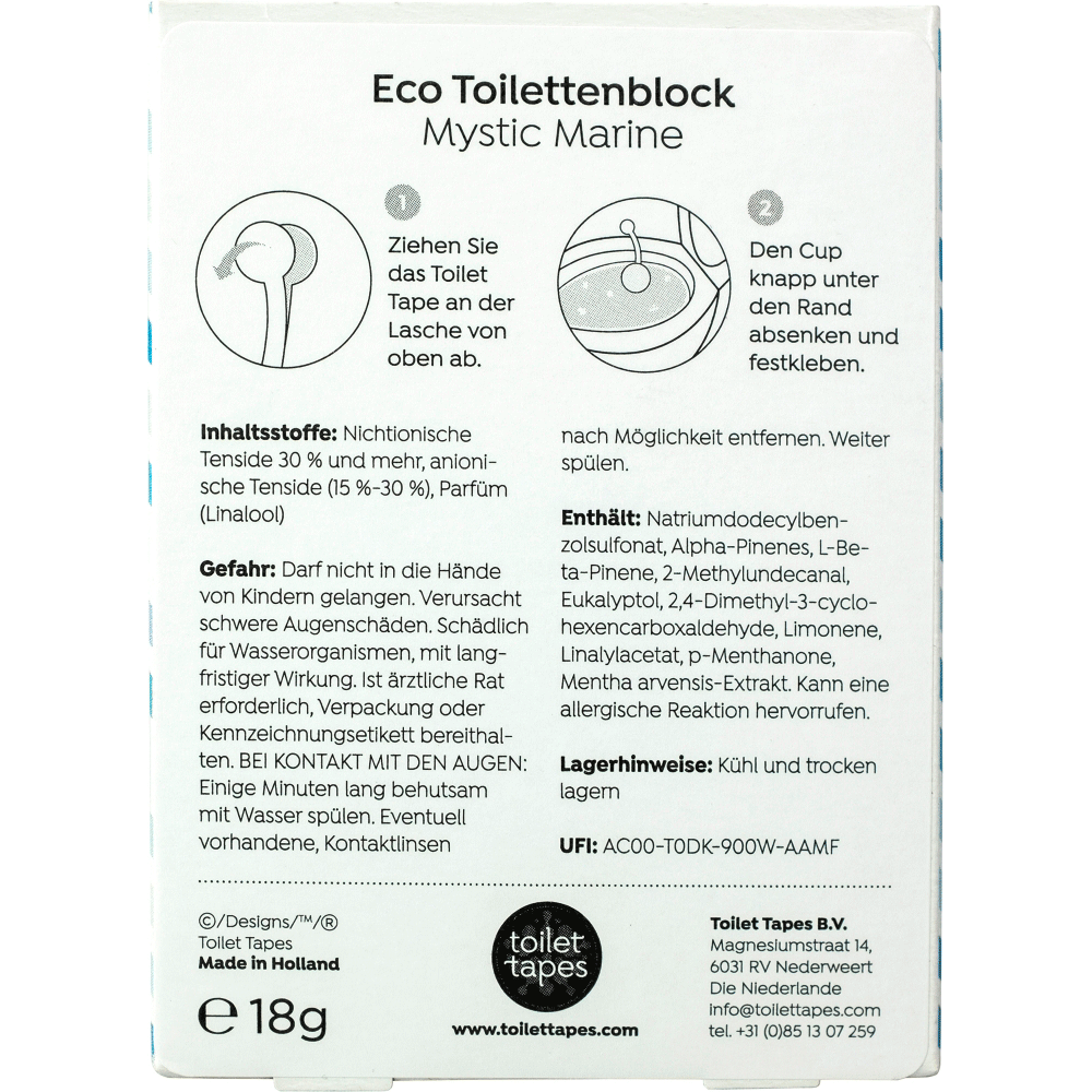 Bild: Toilet Tapes ECO Toilettenblock Mystic Marine