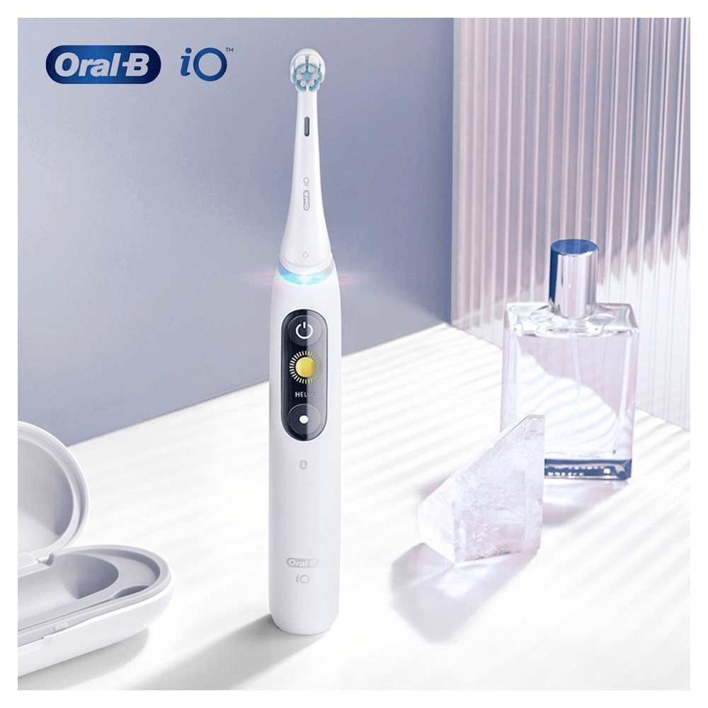 Bild: Oral-B iO Sanfte Reinigung Aufsteckbürsten, Weiß
