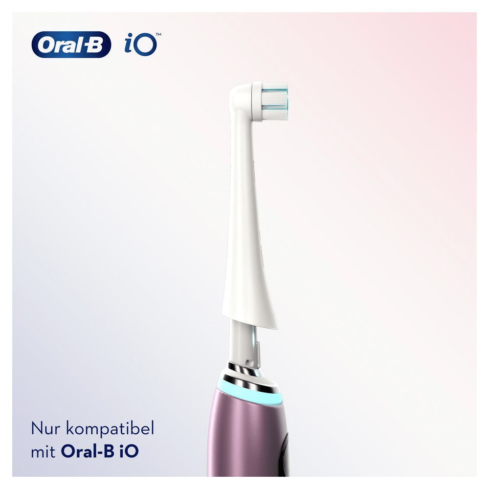 Bild: Oral-B iO Sanfte Reinigung Aufsteckbürsten, Weiß