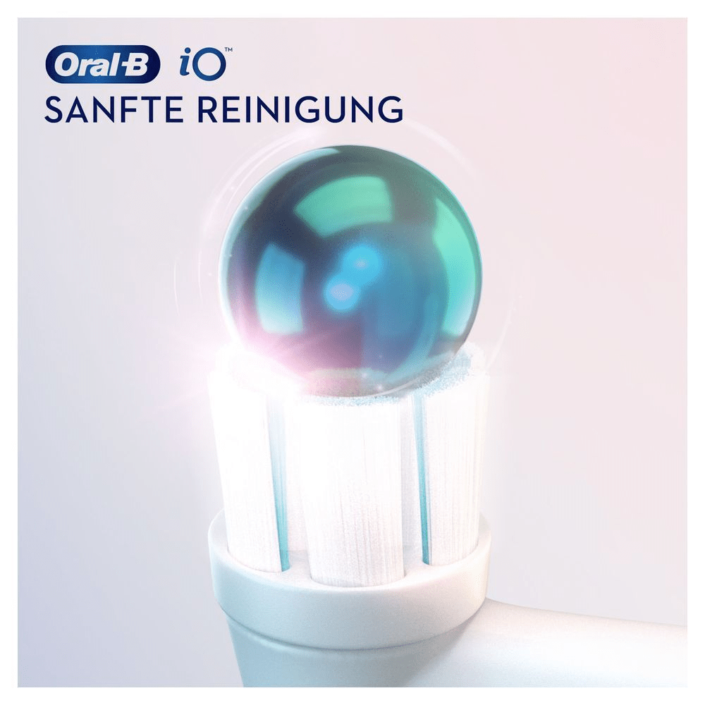 Bild: Oral-B iO Sanfte Reinigung Aufsteckbürsten, Weiß