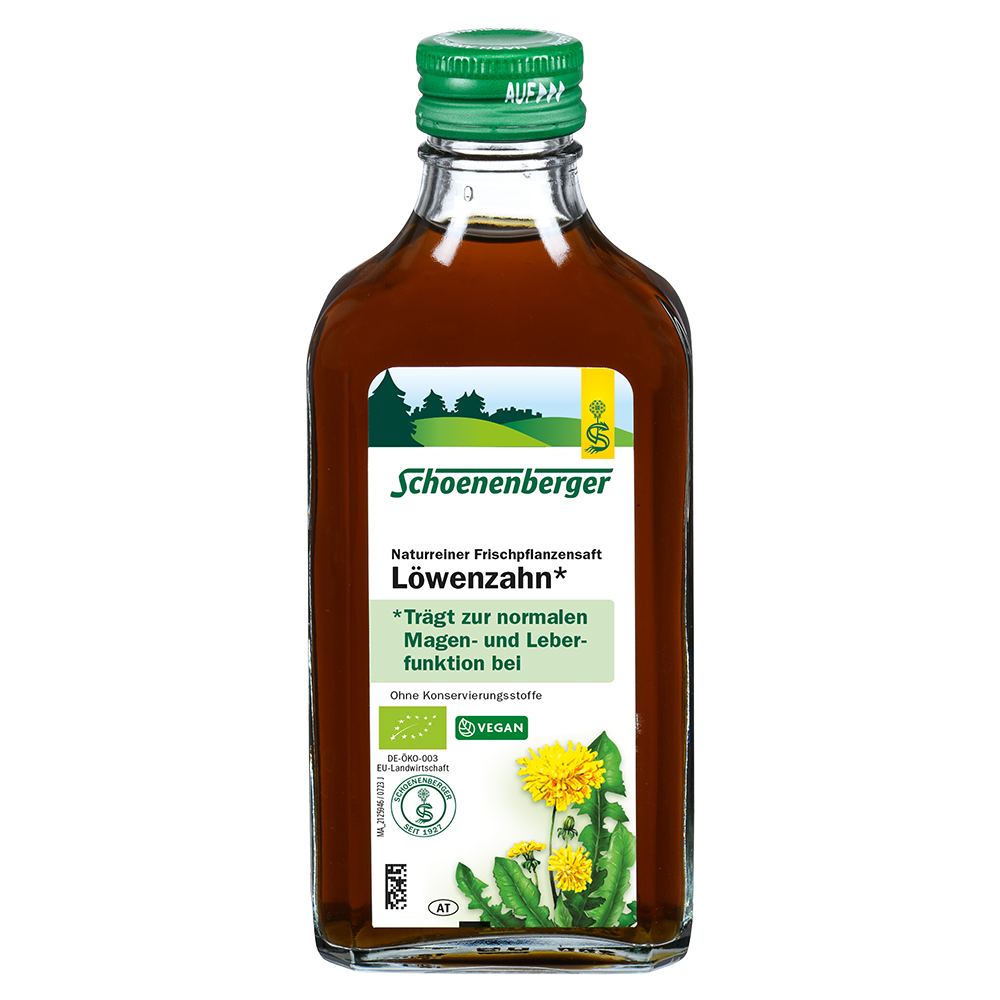 Bild: Schoenenberger Naturreiner Frischpflanzensaft Löwenzahn
