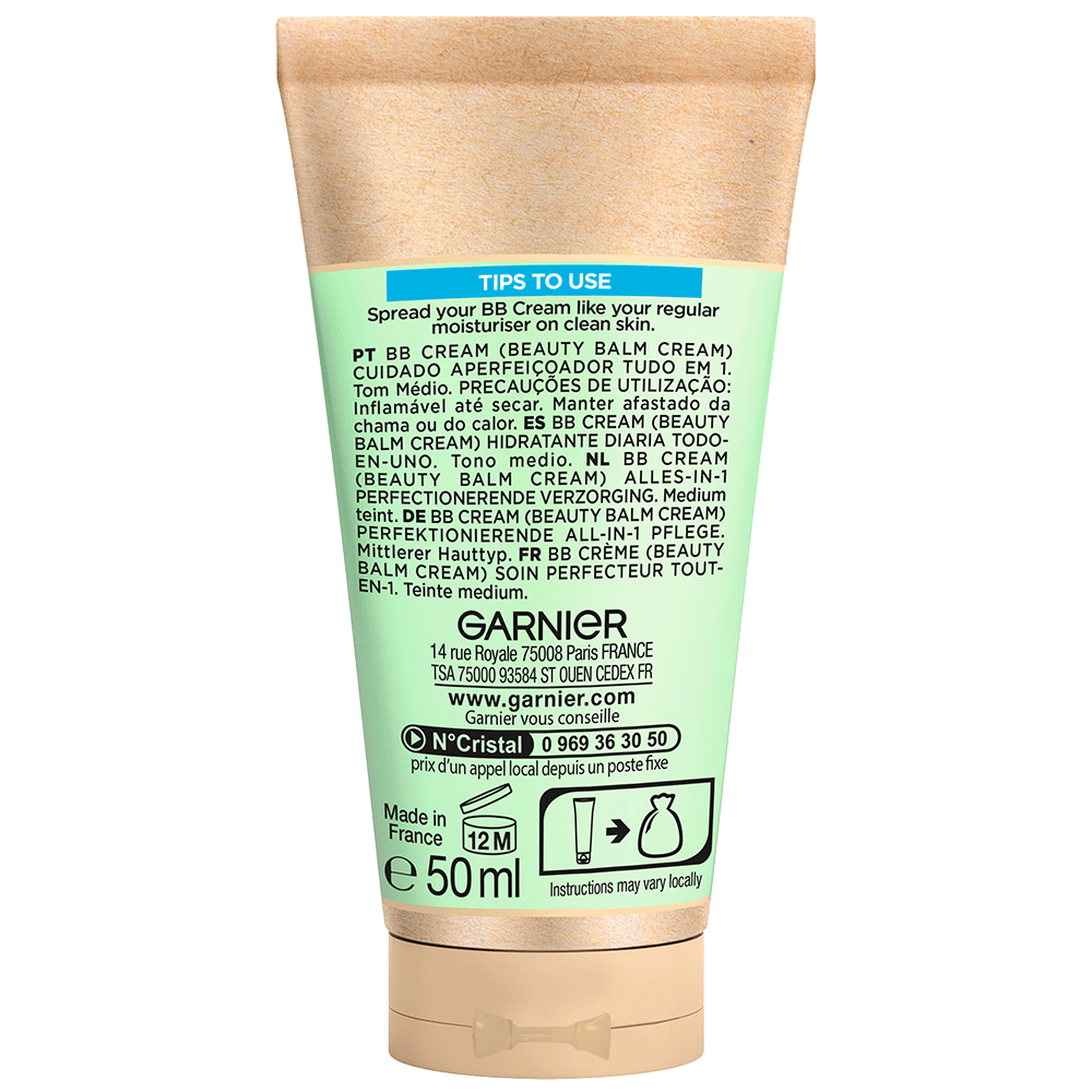 Bild: GARNIER SKIN ACTIVE BB Cream Oil Free Medium